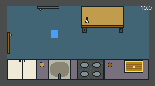 Kitchen after pixel art Pixel art of kitchen after pixel art